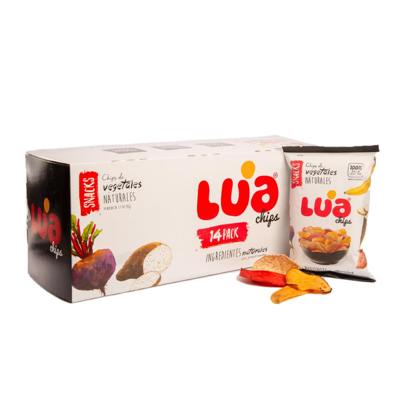 Boquitas de Vegetales Naturales LUA Chips 14uds 42g