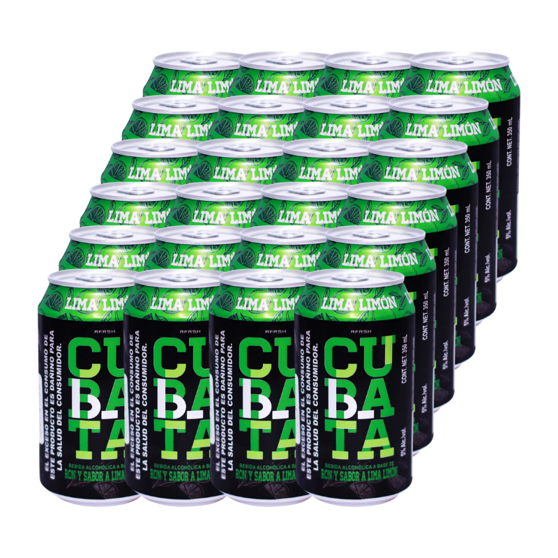 Cerveza sabor Limón Cubata Lata 355ml (24Pack)