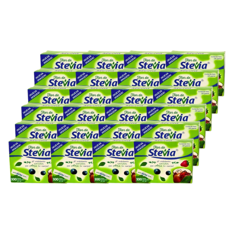 Endulzante Flor de Stevia 100uds (24Pack)