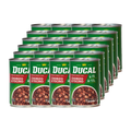 Frijoles Rojos con Chorizo y Tocino Enlatados Ducal Lata 397g (24Pack)