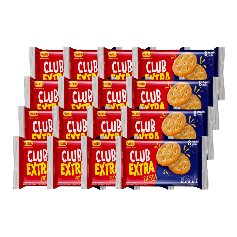 Galletas de Queso Club Extra Pozuelo 8uds (16Pack)