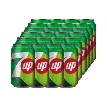 Gaseosa Seven Up Lata 355ml (24Pack)