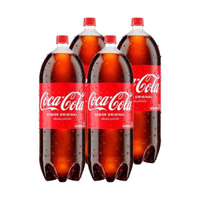 Gaseosa Coca Cola 3L (4Pack)