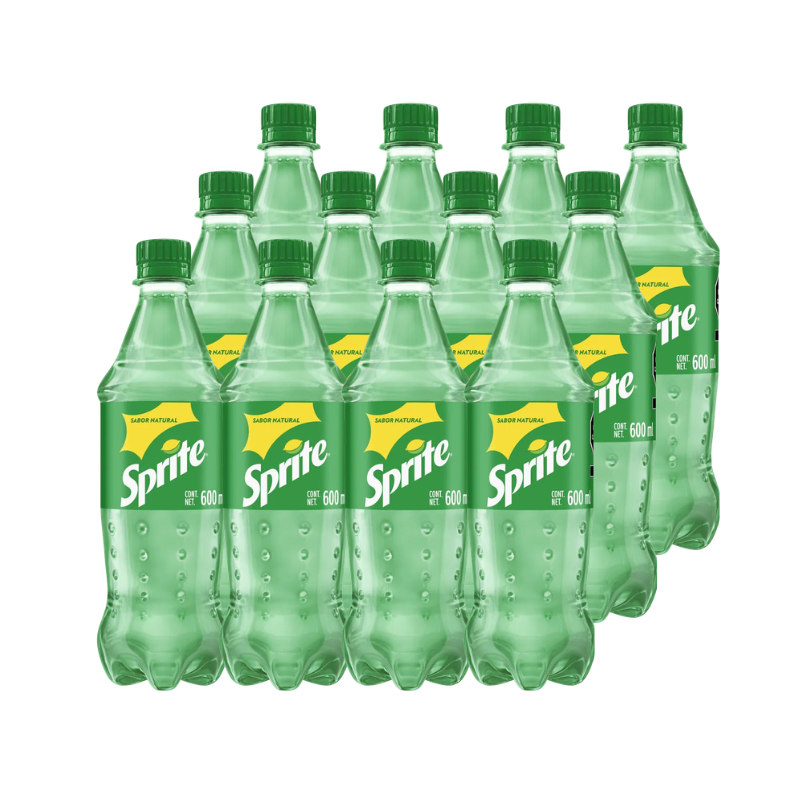 Gaseosa de Limón Sprite PET 600ml (12Pack)