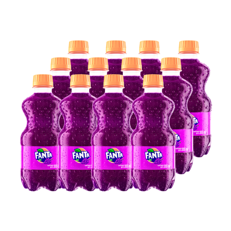 Gaseosa de Uva Fanta PET 355ml (12Pack)