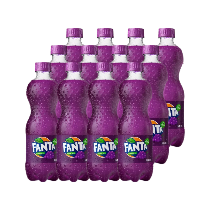Gaseosa de Uva Fanta PET 600ml (12Pack)