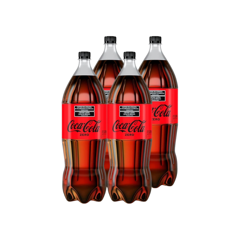Gaseosa sin Azúcar Coca Cola Zero 1.5L (4Pack)