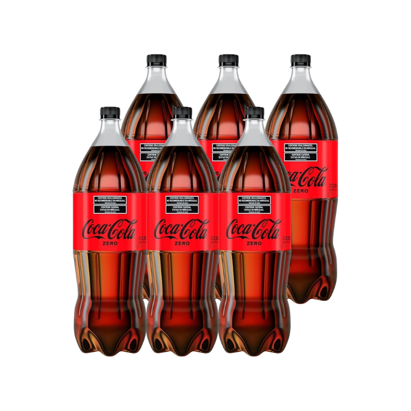 Gaseosa sin Azúcar Coca Cola Zero 1.5L (6Pack)