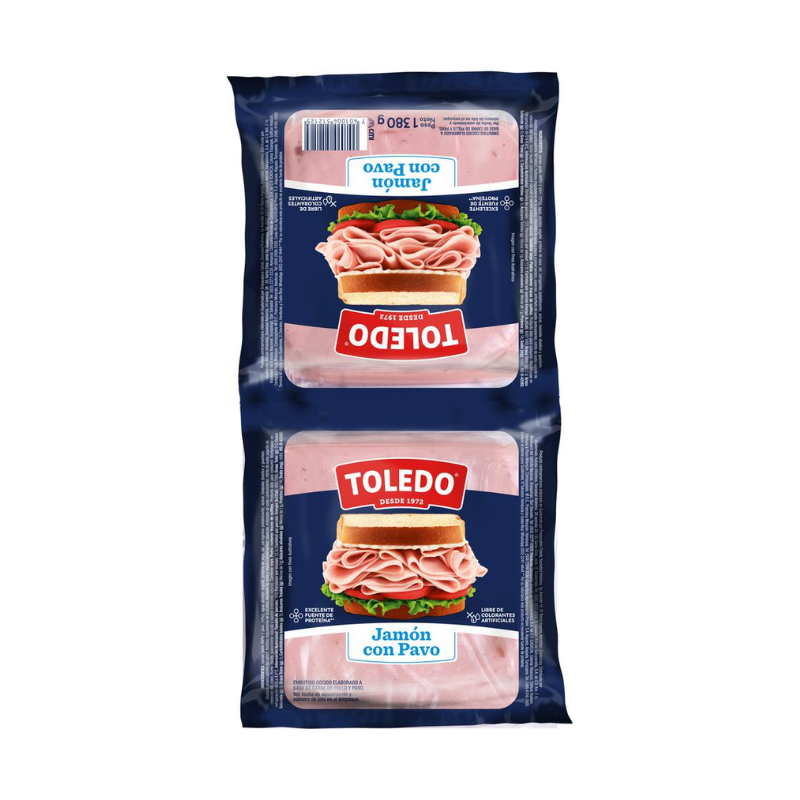 Jamón con Pavo Toledo 2uds 24oz