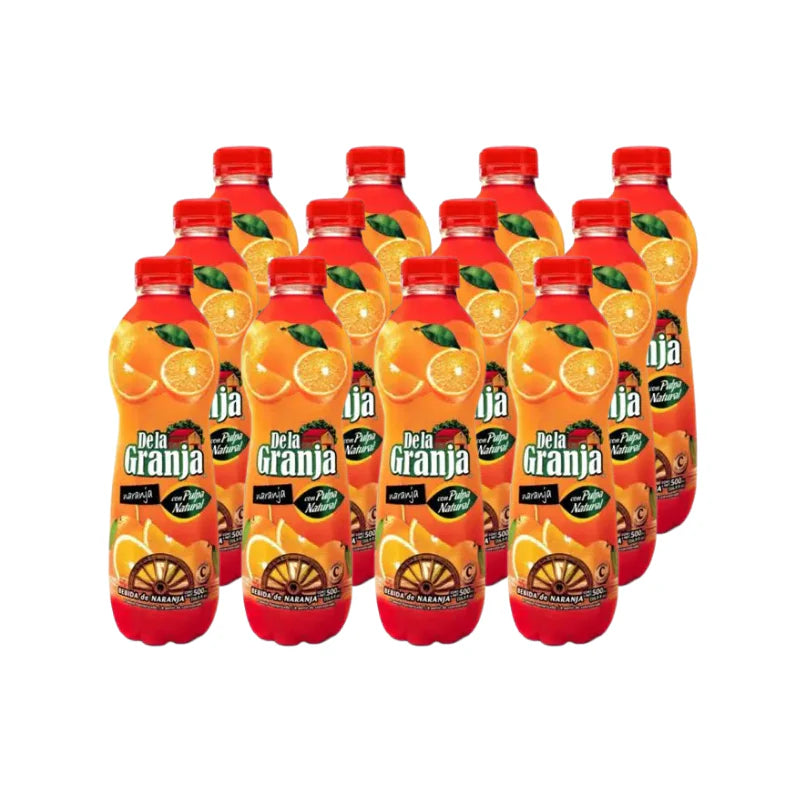 Jugo de Naranja De la Granja 500ml (12Pack)
