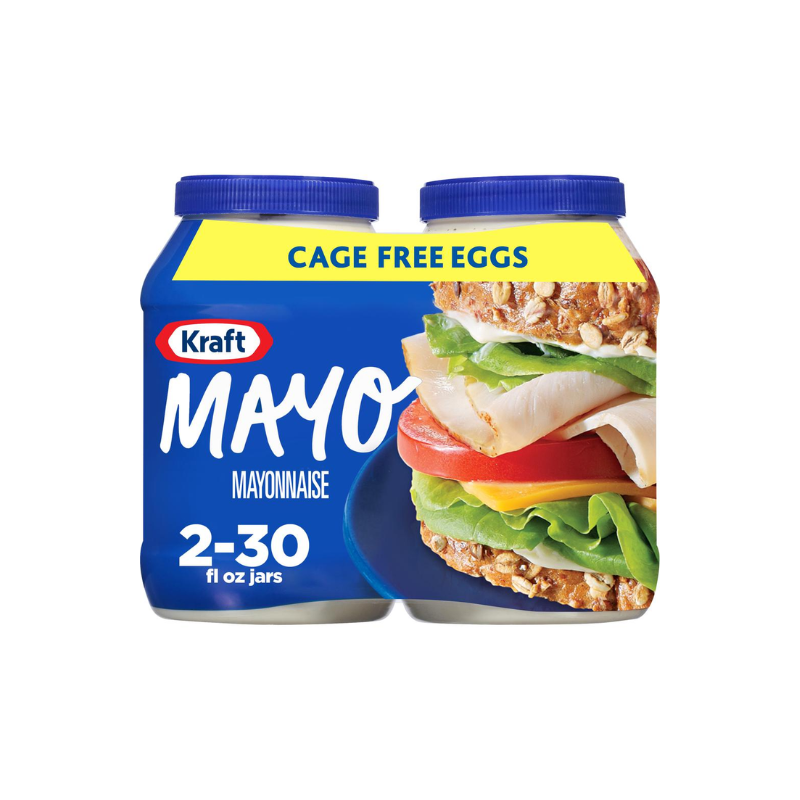 Mayonesa Kraft 2uds 60oz