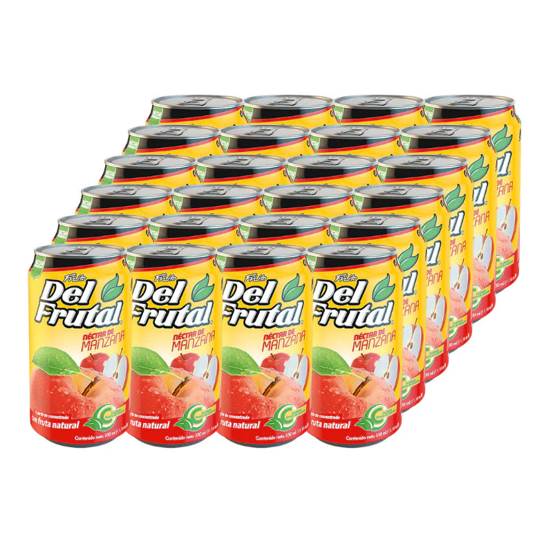 Néctar de Manzana Del Frutal Lata 355ml (24Pack)