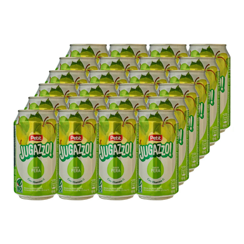 Petit Jugazzo Pera Lata 355ml (24Pack)