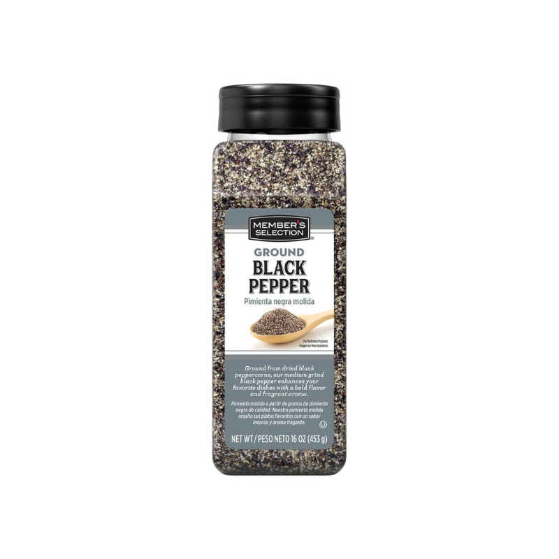Pimienta Negra Molida Member's Selection 453g