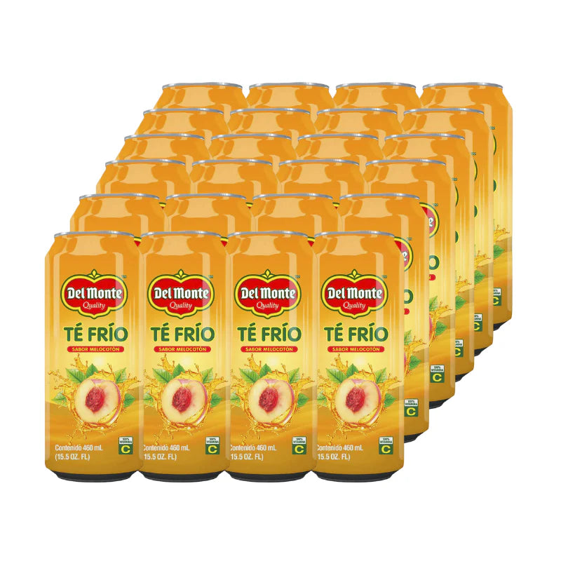 Té Frío de Melocotón Del Monte Lata 450ml (24Pack)